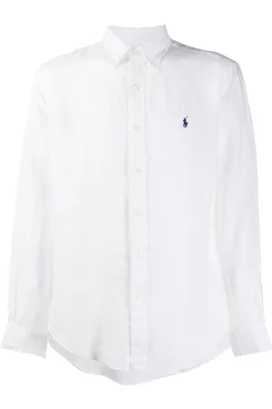 Ralph Lauren Linen logo embroidered shirt