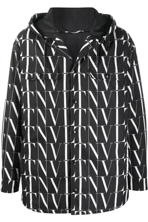 VALENTINO GARAVANI VLTN pattern hooded jacket
