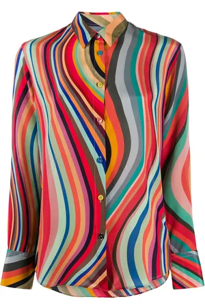 Paul Smith Swirl-print silk shirt