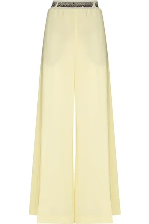 Stella McCartney Logo-waistband palazzo trousers