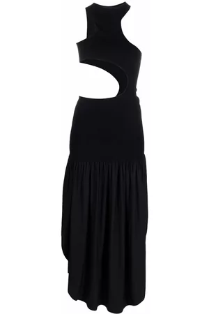 Stella McCartney Cut-out sleeveless asymmetric dress