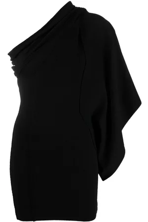Rick Owens Athena voluminous cold-shoulder dress