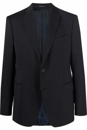 Emporio Armani Fitted single-breasted blazer