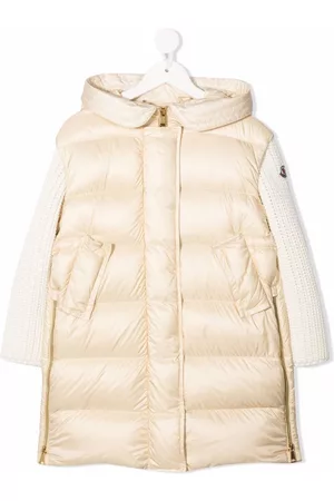 Moncler Padded body ribbed-sleeve long coat
