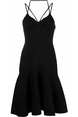 Alexander McQueen Fluted mini dress