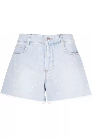 Stella McCartney Stella Logo denim shorts