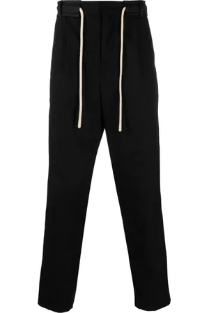 Palm Angels Side-stripe straight-leg trousers