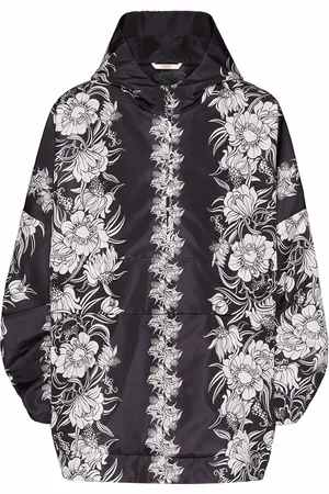 VALENTINO GARAVANI Graphic-print hooded jacket