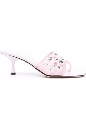 Sergio Rossi Crystal-embellished mules
