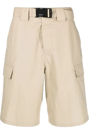 OFF-WHITE High-waisted Bermuda shorts