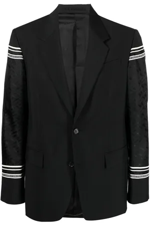 VERSACE Greca sleeves single-breasted blazer