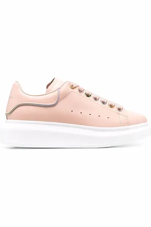 Alexander McQueen Leather lace-up trainers