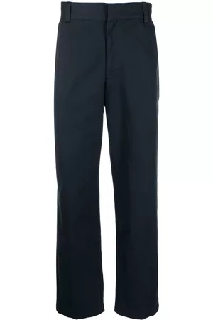 Vince Pressed-crease four-pocket straight-leg trousers