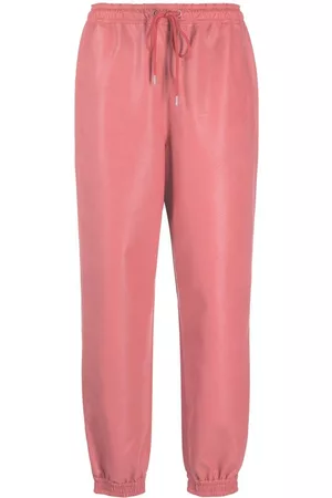 Stella McCartney Faux-leather tapered trousers
