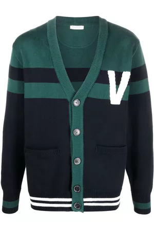VALENTINO GARAVANI V-logo knitted cardigan