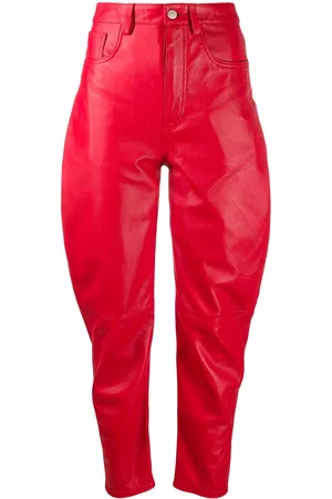 The Attico High-waisted tapered trousers