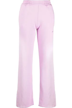 OFF-WHITE Diag-stripe cotton track pants