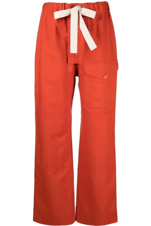 Stella McCartney Straight-leg drawstring trousers