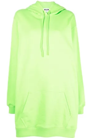 Msgm Logo-print hooded jumper dress