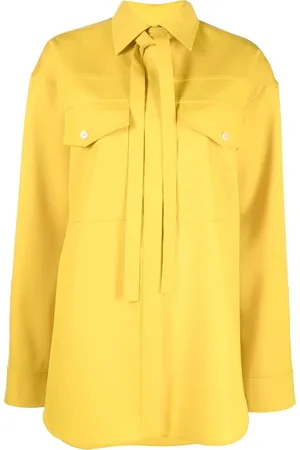 Jil Sander Pussybow-collar blouse