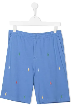 Ralph Lauren Embroidered-logo cotton shorts