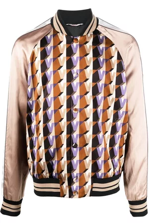 VALENTINO GARAVANI Geometric-print bomber jacket