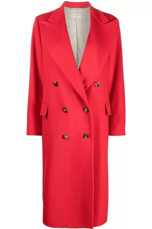 ALBERTO BIANI Double breasted virgin wool coat