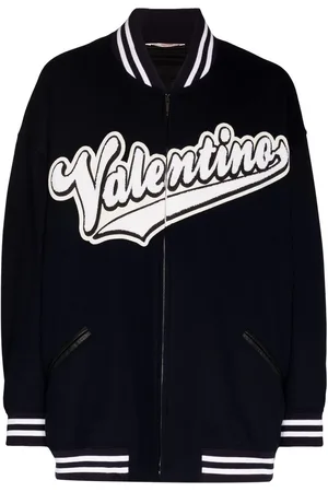 VALENTINO GARAVANI Embroidered-logo bomber jacket
