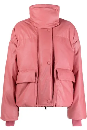 Stella McCartney Faux-leather puffer jacket