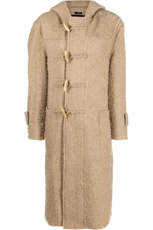 R13 Hooded duffle coat