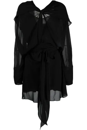 Maison Margiela Draped silk minidress