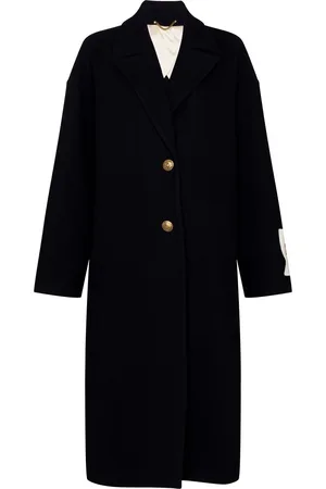 Golden Goose Logo patch single-breasted coat