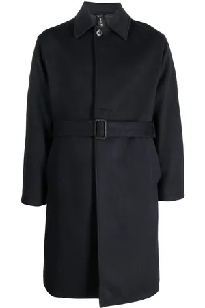 MACKINTOSH Belted wool-cashmere blend trench coat