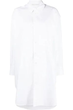 Palm Angels Rhinestone logo shirt dress