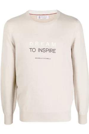 Brunello Cucinelli Logo-print cashmere sweatshirt