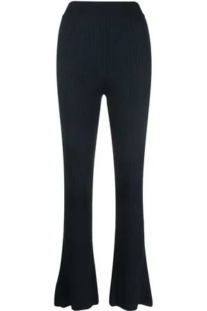 Stella McCartney Ribbed flared trousers