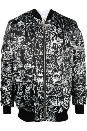 Philipp Plein Skull-print bomber jacket