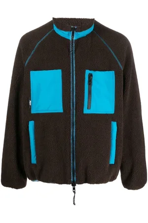 Msgm Logo-patch fleece jacket