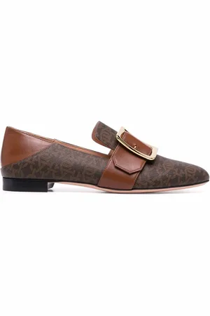 Bally Collapsable-back leather loafers