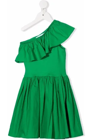 Molo Ruffle-trim organic-cotton dress