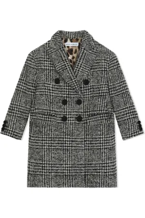 Dolce & Gabbana Glen-plaid double-breasted coat