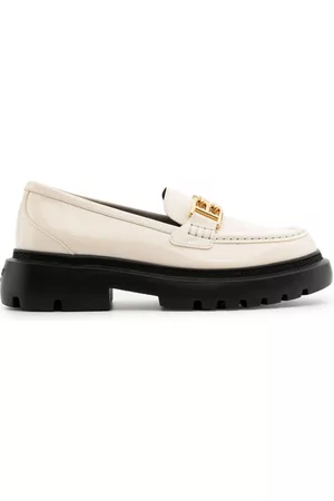 Bally Gioia Bone moccasins