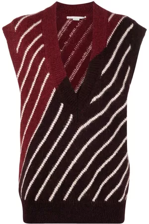Stella McCartney Striped alpaca wool-blend top