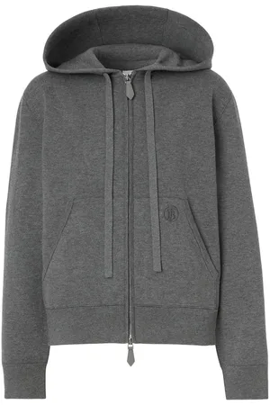 Burberry Embroidered monogram hoodie