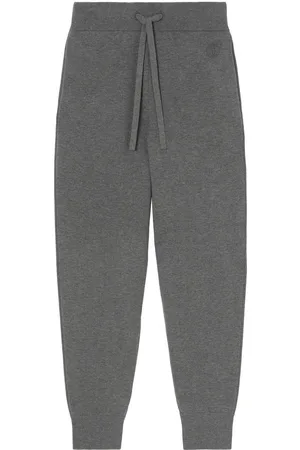Burberry Embroidered monogram sweatpants