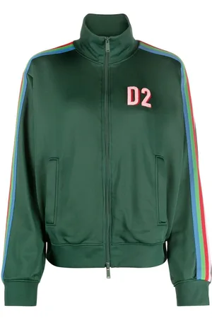 Dsquared2 Side-stripe zip-up sweatshirt