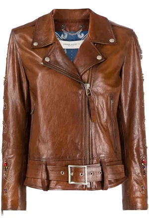 Golden Goose Embellished biker jacket
