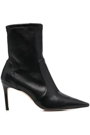 Stuart Weitzman Leather stretch bootie