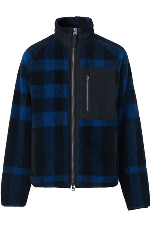 Burberry Exploded Check fleece jacket