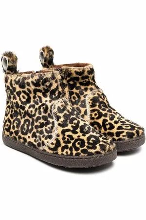 PèPè Leopard-print slip-on boots